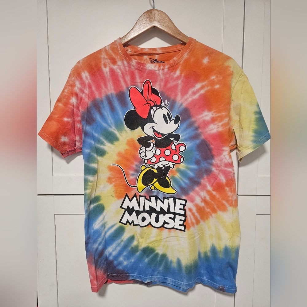 Disney Minnie Mouse Colorful Tie-Dye Tshirt